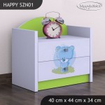 Nočna omarica Happy babies Moder medvedek 17 SZN1